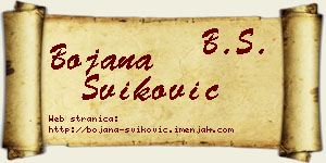 Bojana Šviković vizit kartica